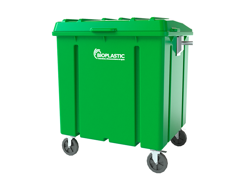 Contenedor de basura  polietileno