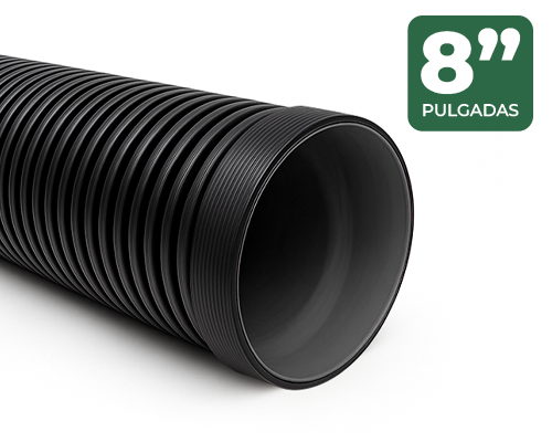 Tubería canalizado hdpe 200 mm